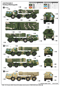 1/35 Russian 9A52-2 Smerch-M Multiple Rocket Launcher - Hobby Sense