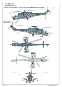 1/35 Mil Mi-24V Hind-E Helicopter - Hobby Sense