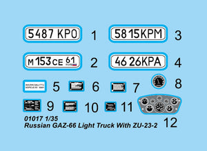 1/35 Russian GAZ-66 Light Truck II - Hobby Sense