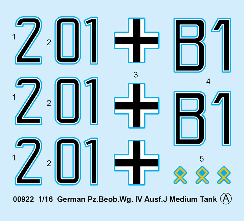 1/16 German Panzer Pz.Beob.Wg. IV Ausf.J Medium Tank - Hobby Sense