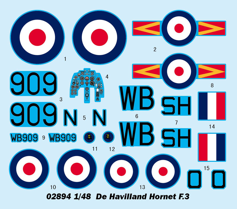 1/48 De Havilland Hornet F3 - Hobby Sense
