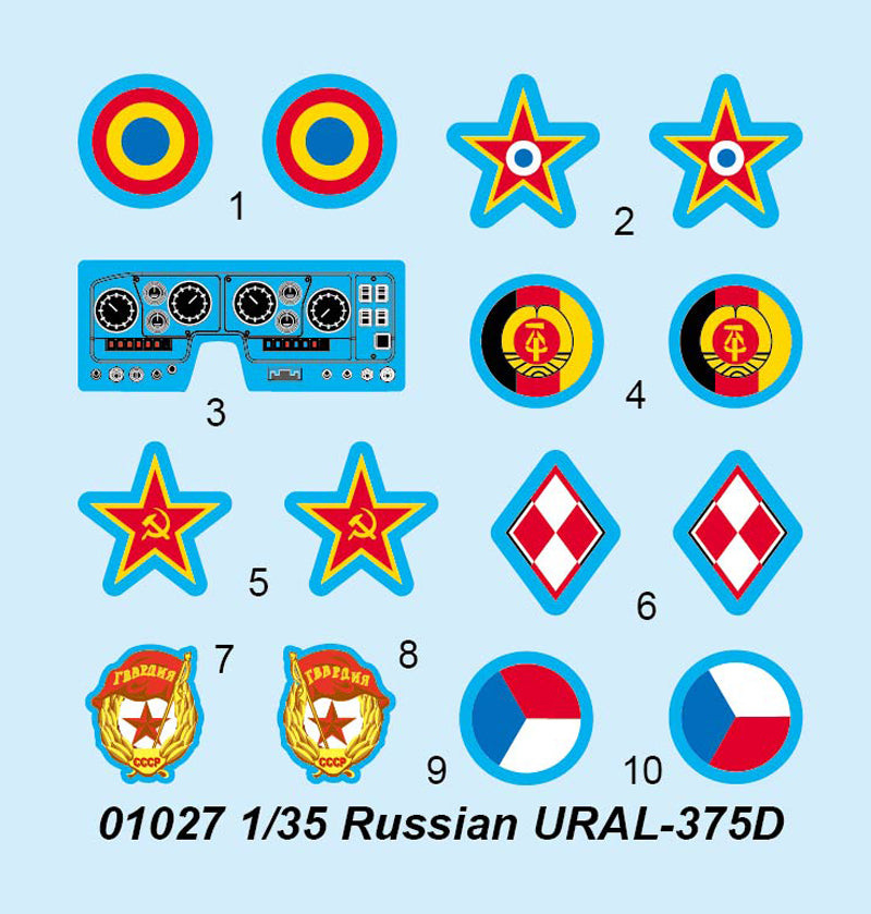 1/35 Russian Ural 375D Truck - Hobby Sense