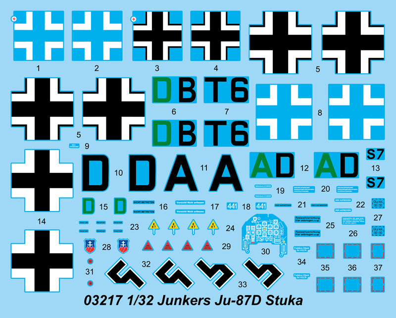 1/32 Junkers Ju87D Stuka - Hobby Sense