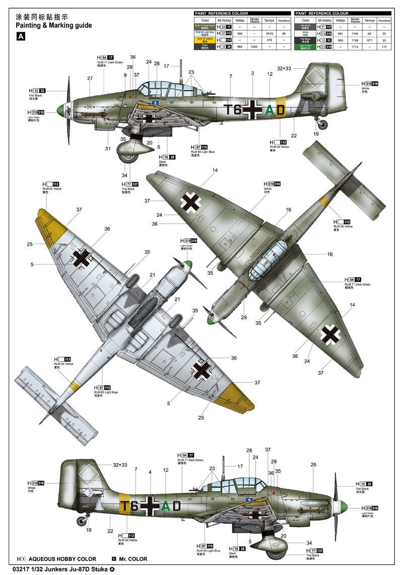 1/32 Junkers Ju87D Stuka - Hobby Sense