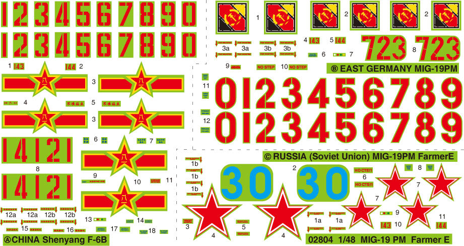 1/48 Mikoyan-Gurevich MiG-19M Farmer E - Hobby Sense