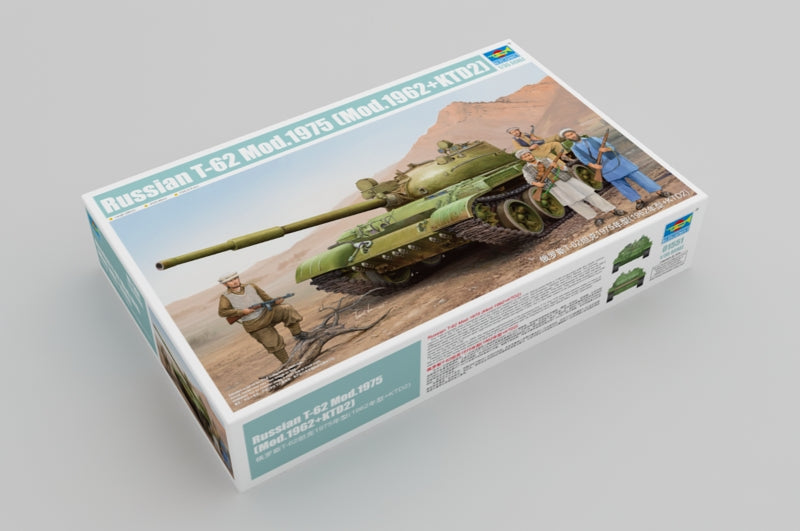 1/35 Russian T62 Mod 1975 (Mod 1962 + KTD2) Tank - Hobby Sense