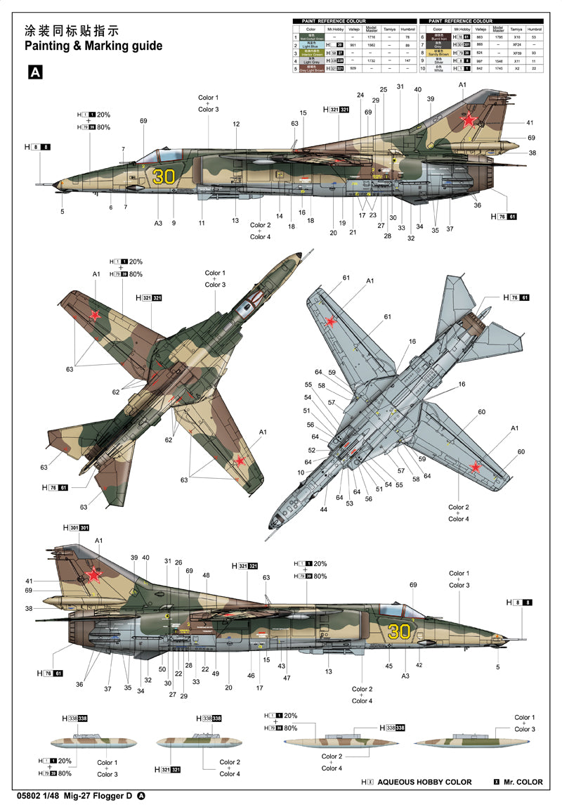 1/48 Mig 27 Flogger D - Hobby Sense