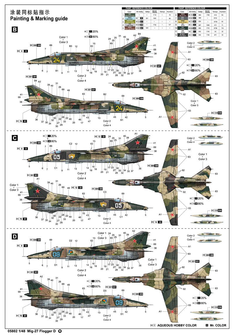 1/48 Mig 27 Flogger D - Hobby Sense