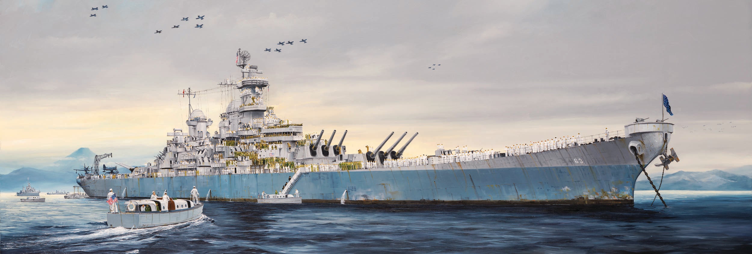 1/200 USS Missouri BB63 - Hobby Sense