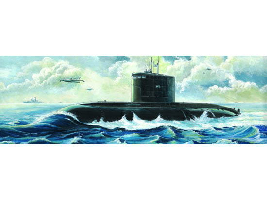 1/144 Russian Kilo Class Attack Submarine - Hobby Sense