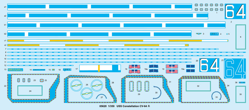 1/350 USS Constellation CV-64 - Hobby Sense