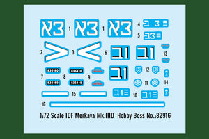 1/72 IDF Merkava Mk.IIID - Hobby Sense