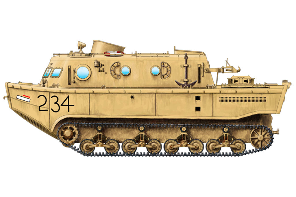 1/72 German Land-Wasser-Schlepper (LWS) Amphibious Tractor Early production - Hobby Sense