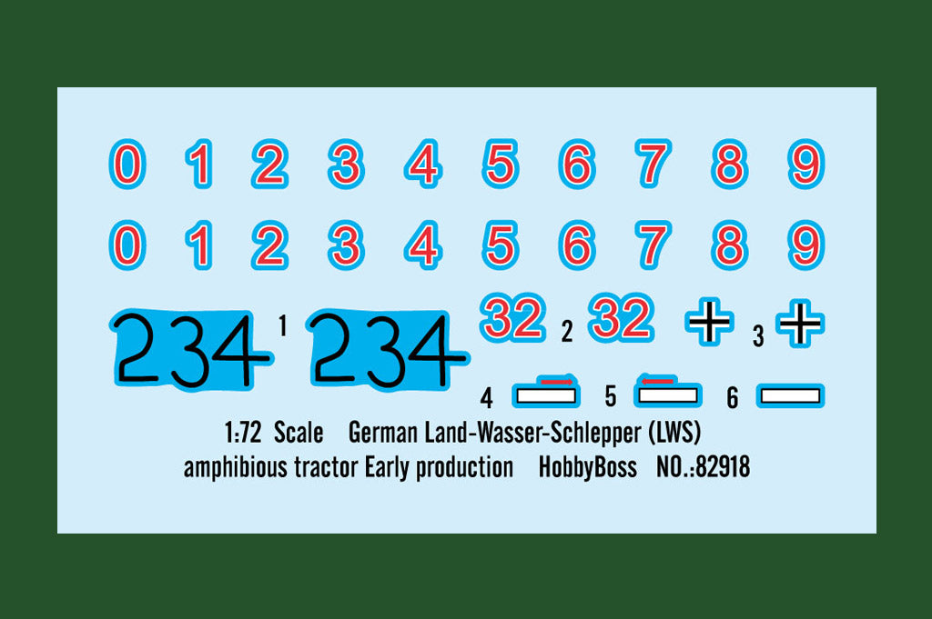 1/72 German Land-Wasser-Schlepper (LWS) Amphibious Tractor Early production - Hobby Sense
