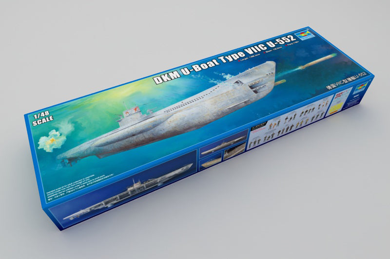 1/48 DKM U-Boat Type VIIC U-552, Full interior kit - Hobby Sense