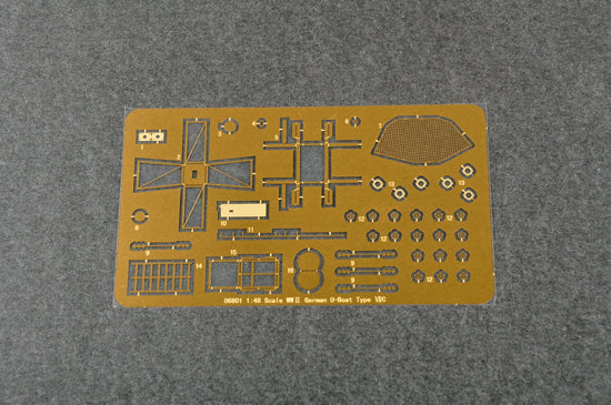 1/48 DKM U-Boat Type VIIC U-552, Full interior kit - Hobby Sense