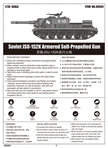 1/35 Soviet JSU 152K Armored Self Propelled Gun - Hobby Sense