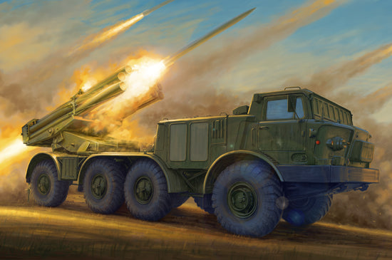 1/35 Russian 9P140 TEL of 9K57 Uragan Multiple Launch Rocket System - Hobby Sense