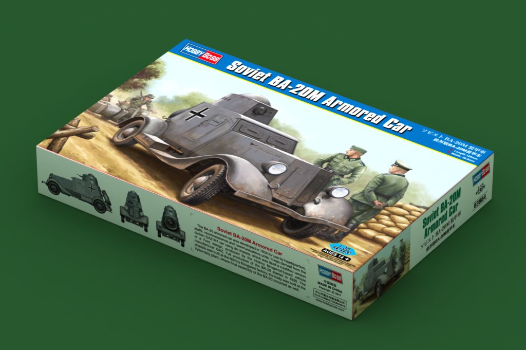 1/35 Soviet BA-20M Armored Car - Hobby Sense