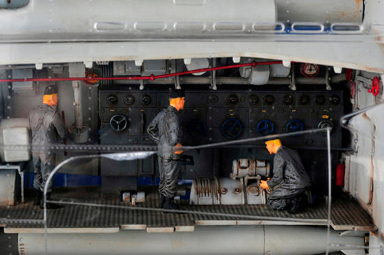 1/48 DKM U-Boat Type VIIC U-552, Full interior kit - Hobby Sense