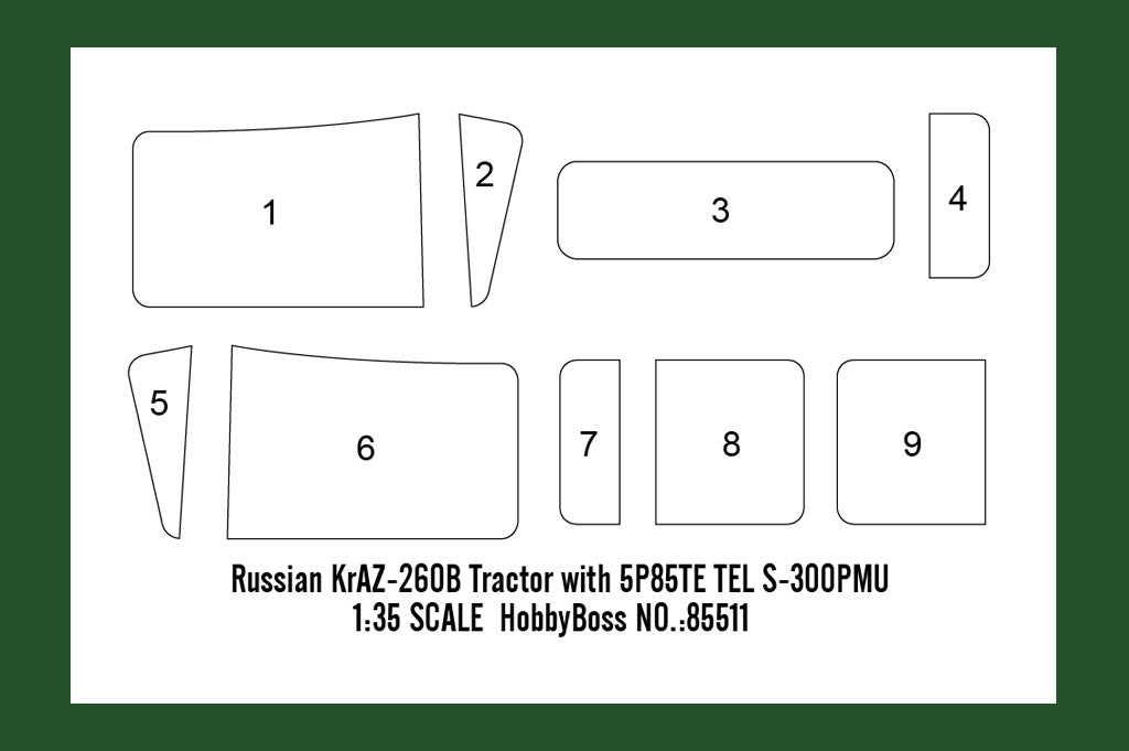 1/35 Russian KrAZ-260B Tractor with 5P85TE TEL S-300PMU - Hobby Sense