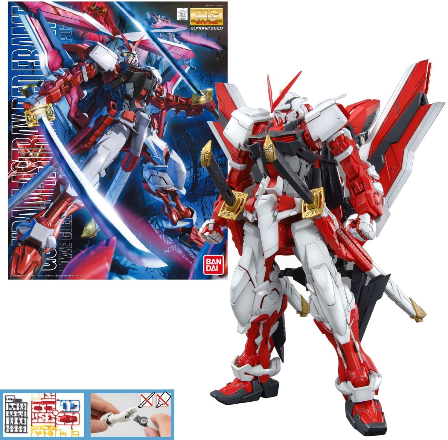 1/100 MG Gundam Astray Red Frame Custom Gundam SEED Astray - Hobby Sense