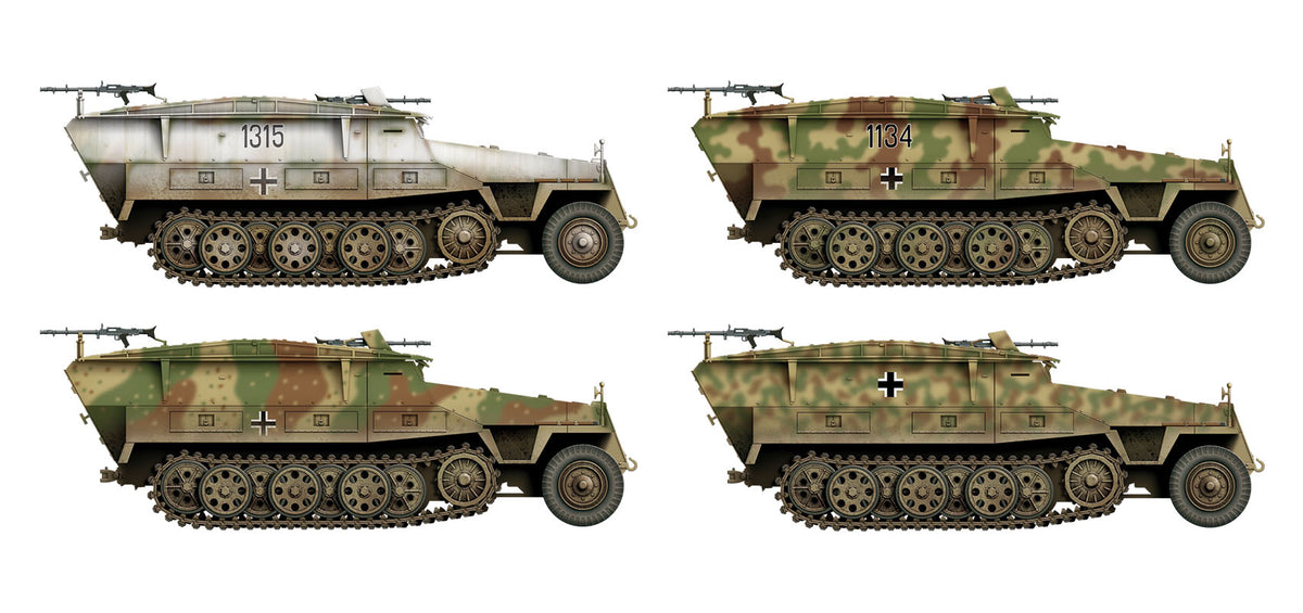 1/35 Mtl.Pi.Pzwg. Sd.Kfz.251/7 Ausf.D (2 in 1) - Hobby Sense