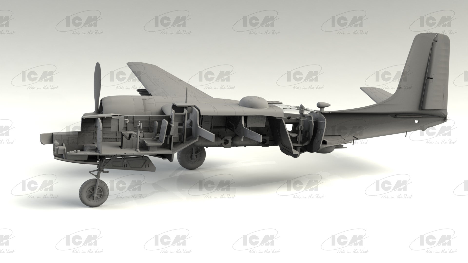1/48 B26C 50 Invader, Korean War American Bomber - Hobby Sense