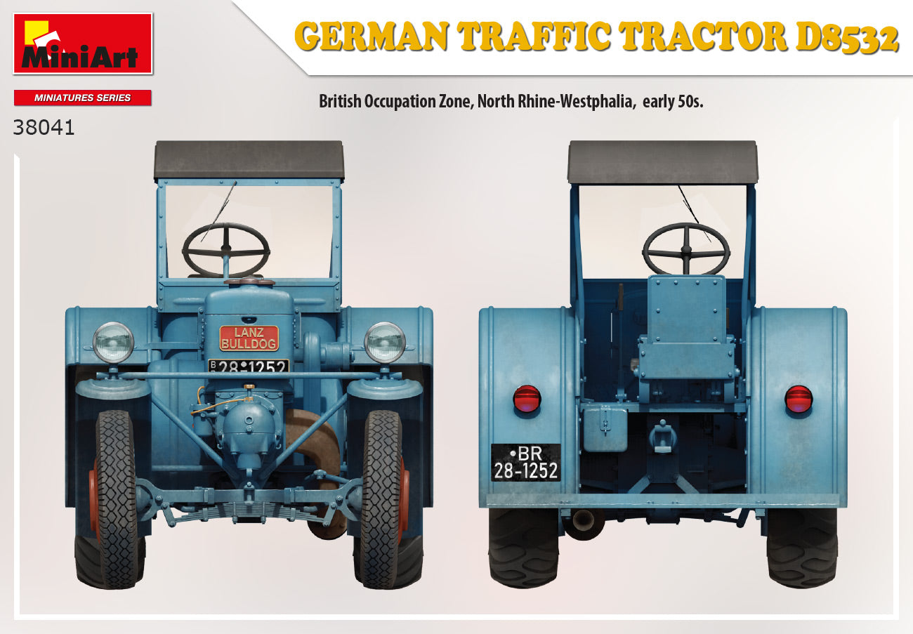 1/35 German Traffic Tractor D8532 - Hobby Sense