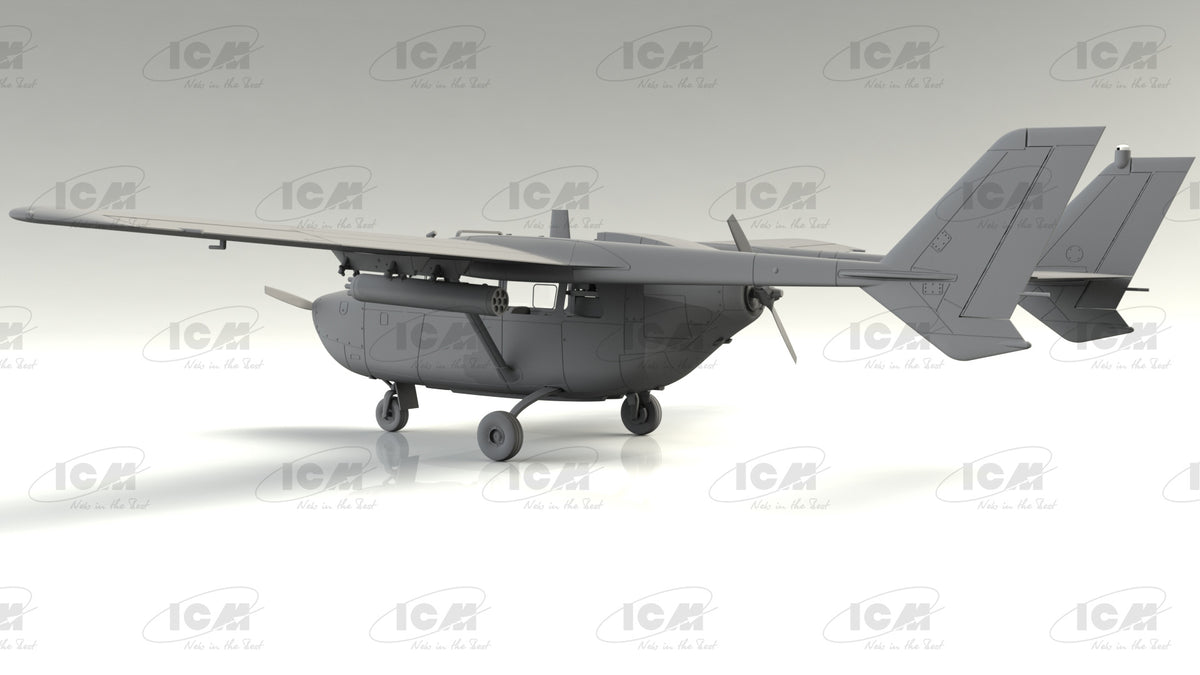 1/48 Cessna O2A Skymaster, American Reconnaissance Aircraft - Hobby Sense