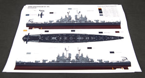 1/350 USS Cleveland CL-55 - Hobby Sense