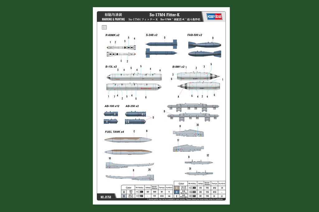 1/48 Su 17M4 Fitter-K - Hobby Sense