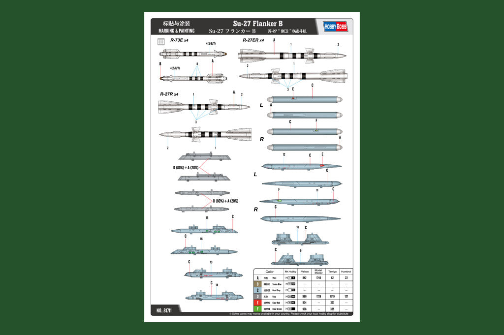1/48 Su27 Flanker B - Hobby Sense