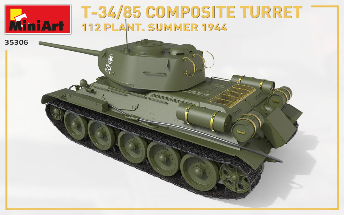 1/35 T34 85 Composite Turret 112 Plant, Summer 1944 - Hobby Sense