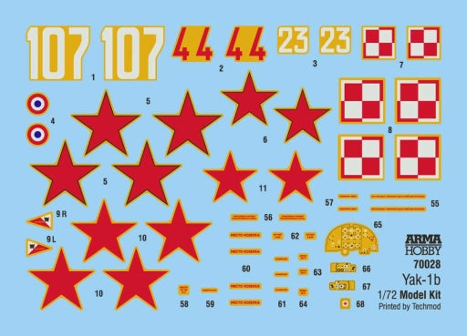 1/72 Yakovlev Yak-1b - Hobby Sense