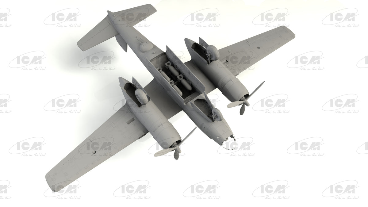 1/48 A-26C-15 Invader, WWII American Bomber - Hobby Sense