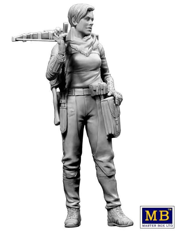 1/24 Post-apocalyptic series. The Last Bridge. Kit No. 1. Sabrina - Hobby Sense