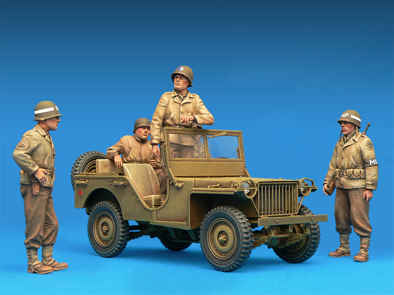 1/35 US Jeep Crew & MPs. Special Edition - Hobby Sense