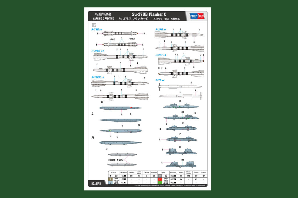 1/48 Su 27UB Flanker C - Hobby Sense