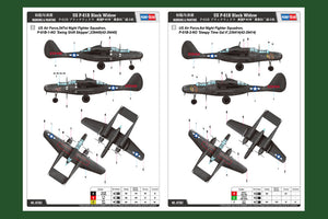 1/72 US P61B Black Widow, Easy Kit - Hobby Sense