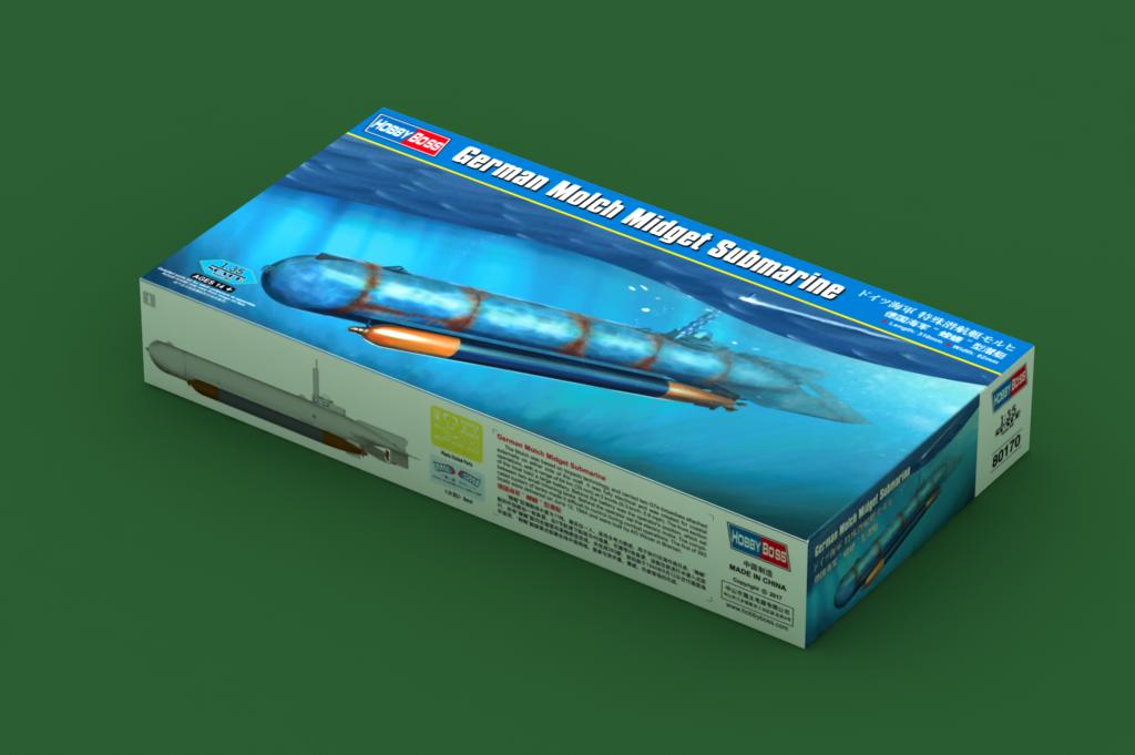 1/35 German Molch Midget Submarine - Hobby Sense