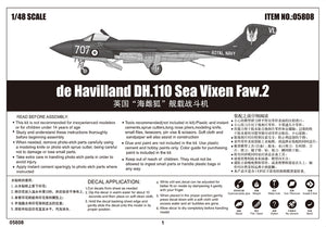 1/48 De Havilland DH.110 Sea Vixen Faw.2 - Hobby Sense