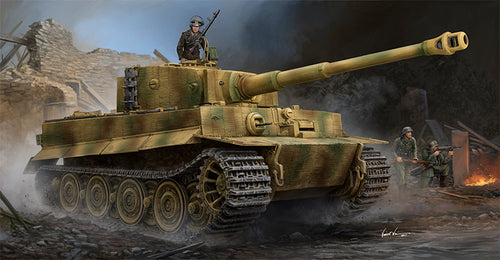 1/35 Pz.Kpfw.VI Ausf.E Sd.Kfz.181 Tiger I (Late Production) w/Zimmerit - Hobby Sense