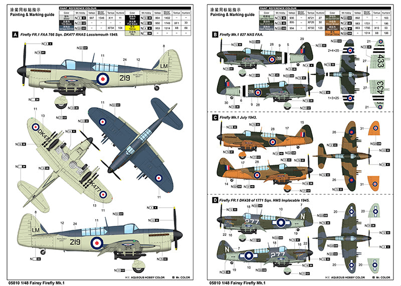 1/48 Fairey Firefly Mk.1 - Hobby Sense