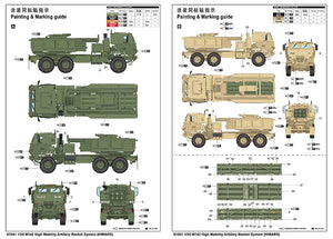 1/35 M142 High Mobility Artillery Rocket System (HIMARS) Vehicle - Hobby Sense