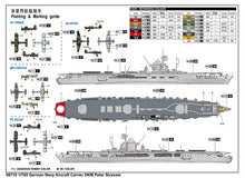 1/700 German DKM Peter Strasser Aircraft Carrier - Hobby Sense