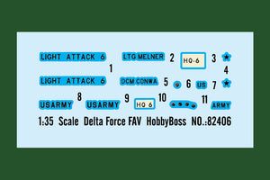 1/35 Delta Force FAV - Hobby Sense