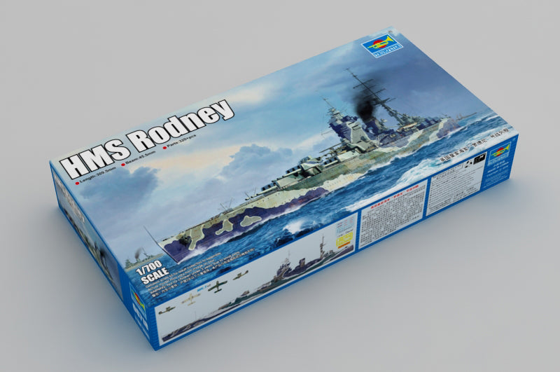 1/700 HMS Rodney British Battleship - Hobby Sense