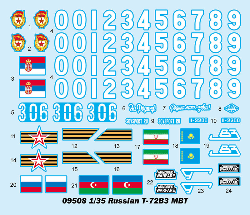 1/35 Russian T72 B3 MBT - Hobby Sense