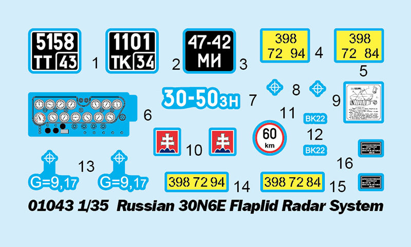 1/35 Russian 30N6E Flaplid Radar System - Hobby Sense